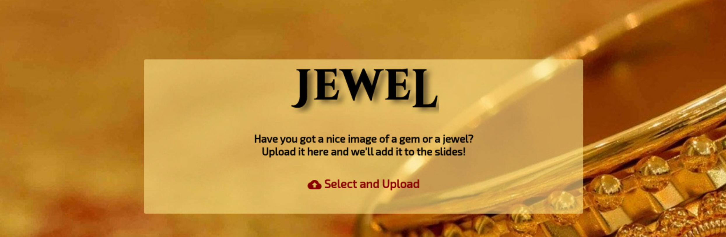Frontpage layout